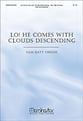 Low He Comes with Clouds Descending SAB choral sheet music cover